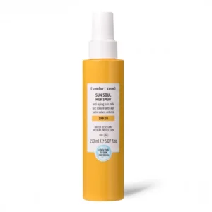comfort zone sun soul purškiamas apsauginis pienelis nuo saulės spf20, 150 ml