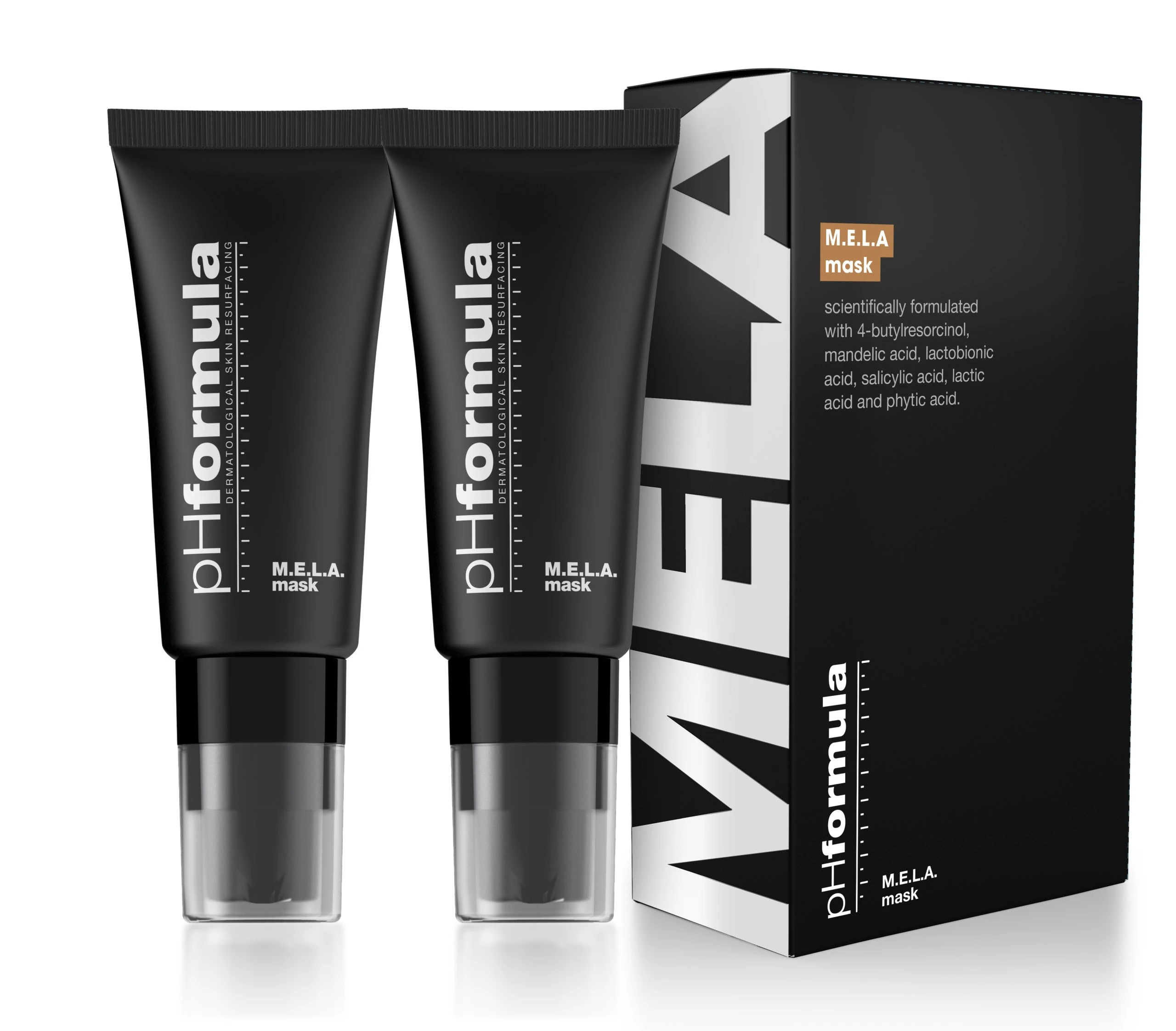 20ml-MELA-mask-with-box-scaled-1.webp pH Formula M.E.L.A. kaukė 20mlx2 - Image 1