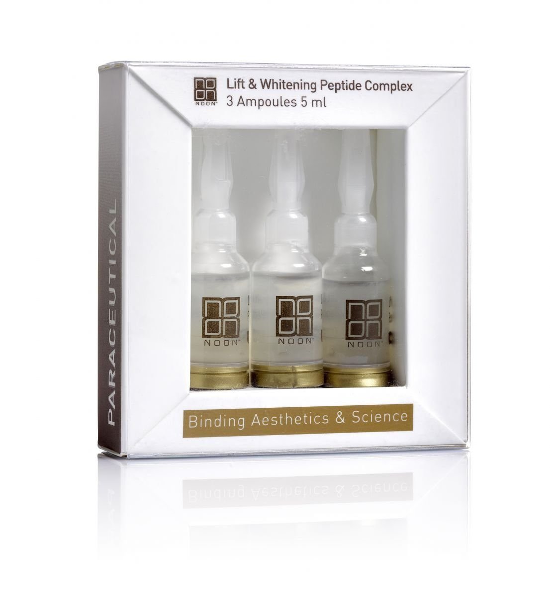 NOON-Lift-Whitening-3x5-ml.jpg NOON Aesthetics™ Lift & Whitening Peptide Complex ampulės, 3x5ml - Image 1