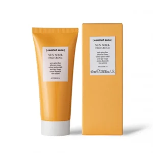 comfort zone sun soul priešraukšlinis kremas po saulės veidui, 60 ml