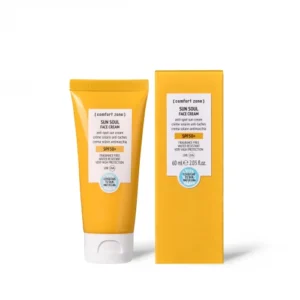 comfort zone sun soul priešraukšlinis kremas nuo saulės veidui spf50+, 60 ml