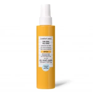 comfort zone sun soul purškiamas apsauginis pienelis nuo saulės vaikams spf50, 150 ml