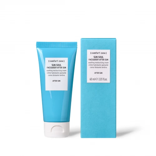 comfort zone sun soul raminamasis drėkinamasis veido ir kūno kremas po saulės, 60 ml comfort zone sun soul raminamasis drėkinamasis veido ir kūno kremas po saulės, 60 ml