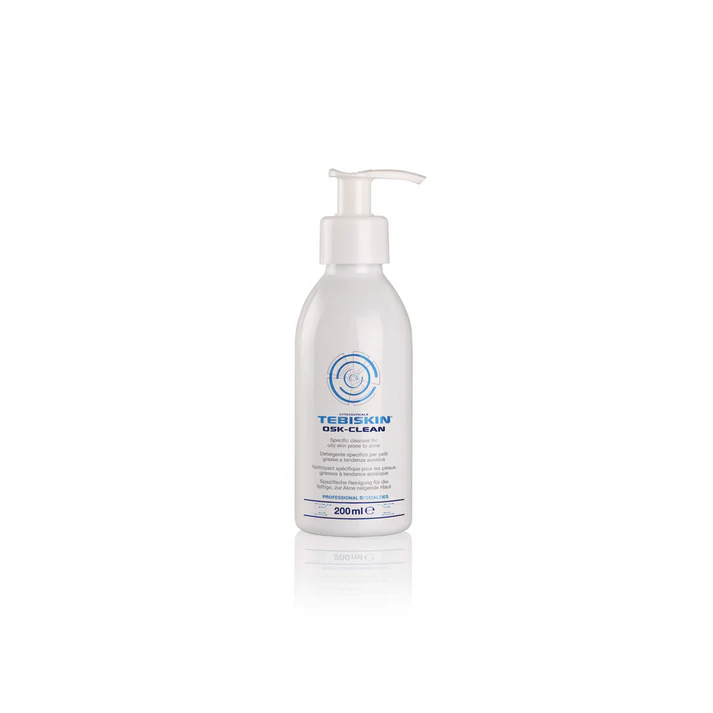 TEBISKINOSKCLEANprausimosigelisriebiai_iaknelinkusiaiodai.webp TEBISKIN OSK CLEAN prausimosi gelis riebiai, į aknę linkusiai odai 200ml - Image 1