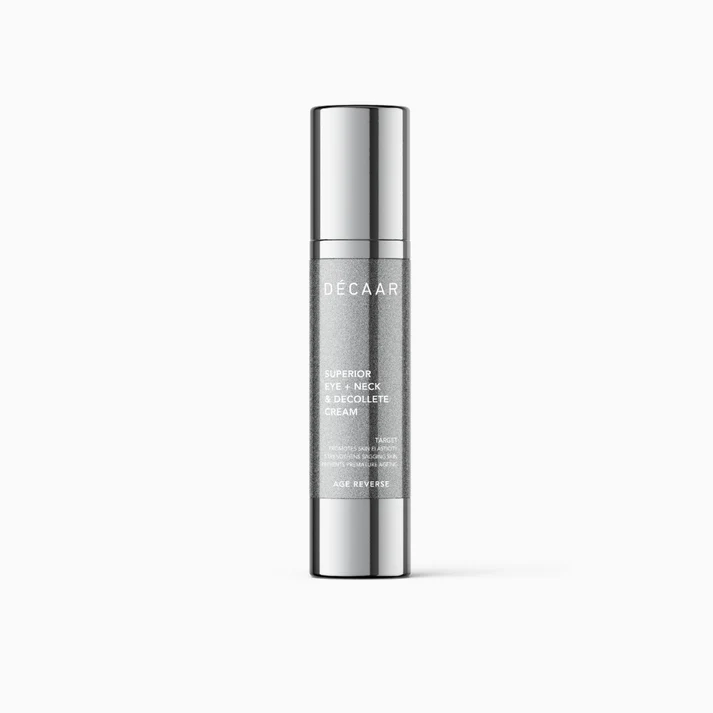 fonasproduktams_18-652029.webp DECAAR PAAKIŲ, KAKLO IR DEKOLTĖ KREMAS BRANDŽIAI ODAI || Superior Eye, Neck & Decollete Cream 50ml - Image 1