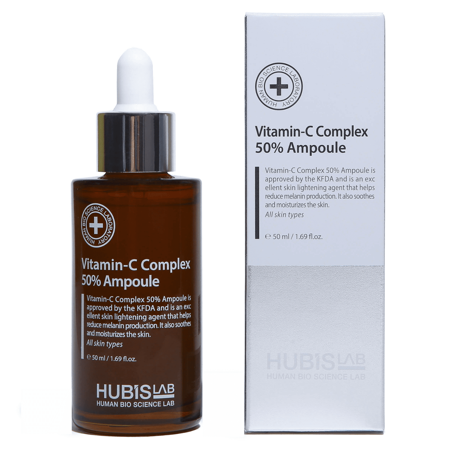 hubislab-50-vitamino-c-serumas-50-ml.png HUBISLAB AMPULĖ SU 50% VITAMINO C KOMPLEKSU, 50 ML - Image 1