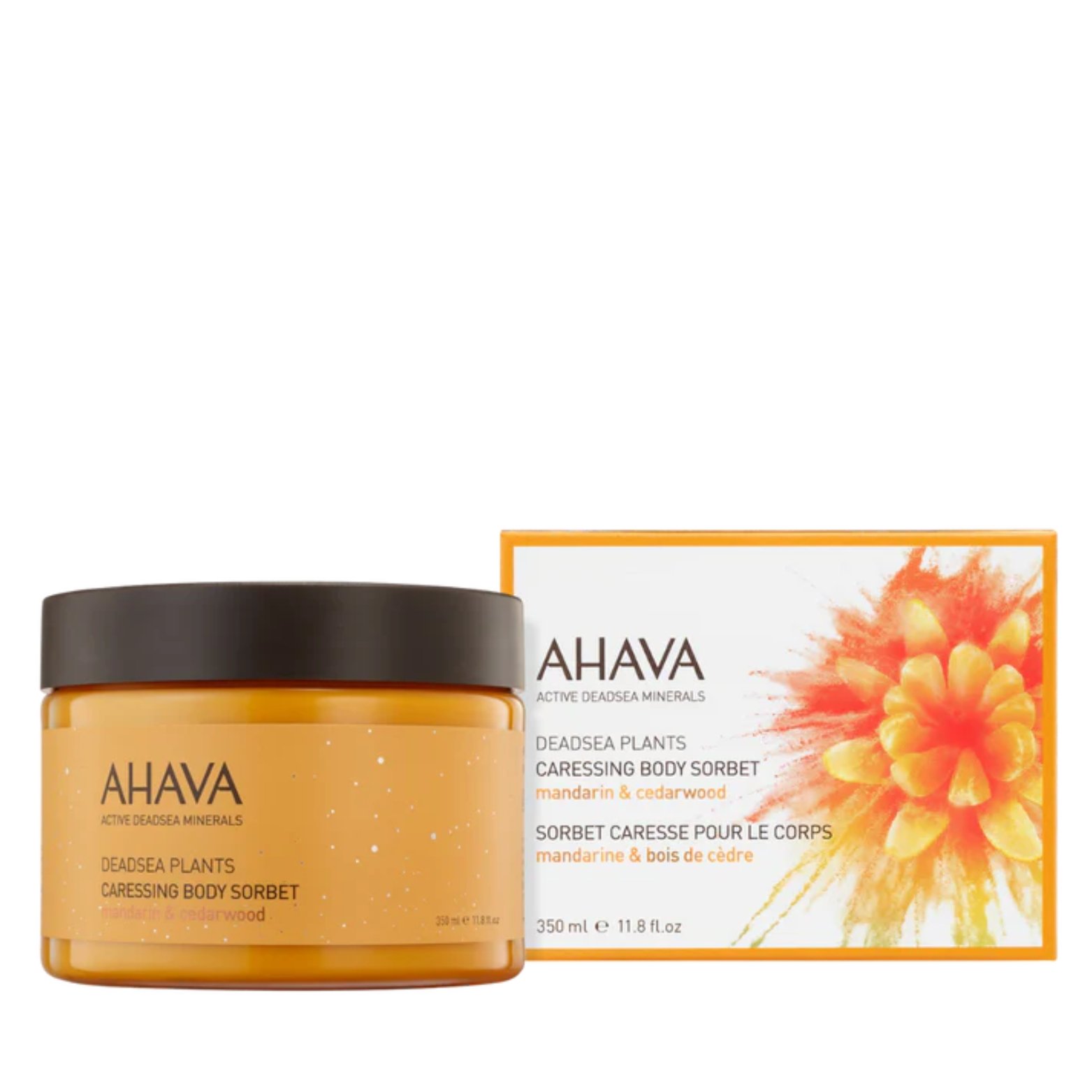 xr:d:DAFATkAzBDA:3024,j:2001117431528320152,t:23061311 AHAVA MANDARINE & CEDARWOOD KŪNO ŠERBETAS, 350 ML - Image 1