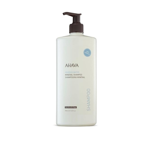 ahava-mineral-sampunas-plaukams-750ml.png AHAVA MINERAL ŠAMPŪNAS PLAUKAMS 750 ML - Image 1
