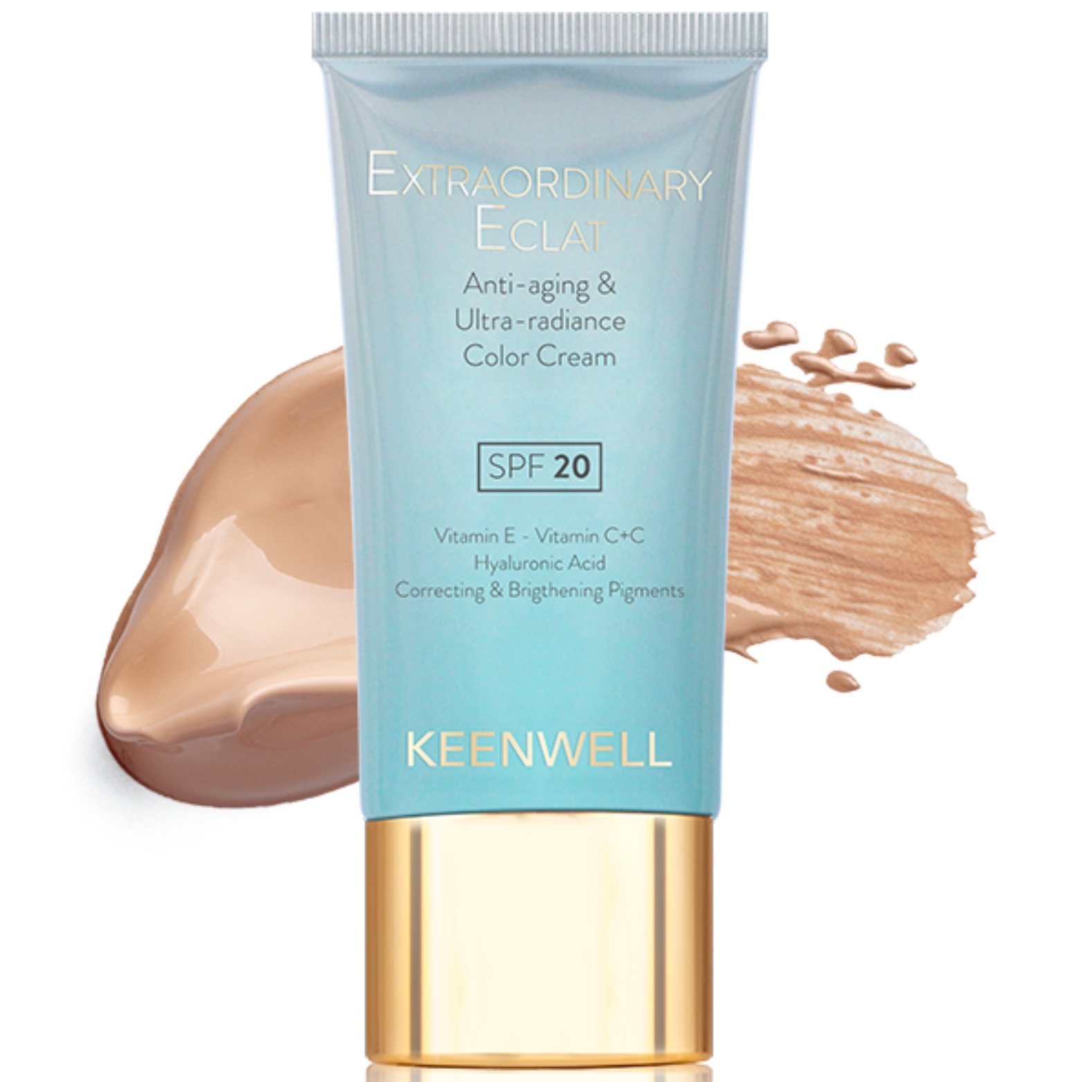 xr:d:DAFATkAzBDA:3581,j:8328680785246155126,t:23080912 KEENWELL EXTRAORDINARY ECLAT EE SPF 20, 40 ML (Nr. 3) - Image 1
