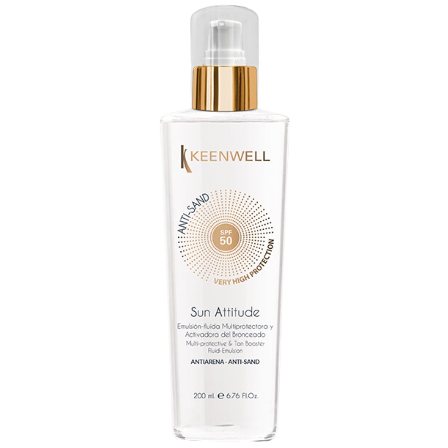 xr:d:DAFATkAzBDA:3623,j:8218342685952649126,t:23081009 KEENWELL SUN ATTITUDE FLUIDAS NUO SAULĖS SPF50, 200 ml - Image 1