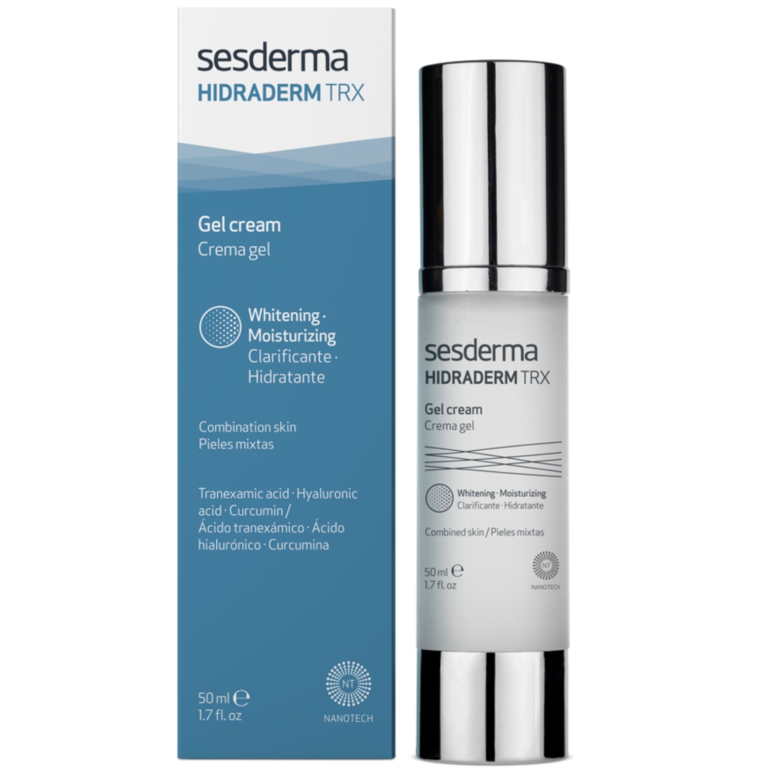 xr:d:DAFATkAzBDA:3940,j:8449157950444475944,t:23100511 SESDERMA HIDRADERM TRX DRĖKINAMASIS GELINIS VEIDO KREMAS PIGMENTUOTAI ODAI, 50 ML - Image 1