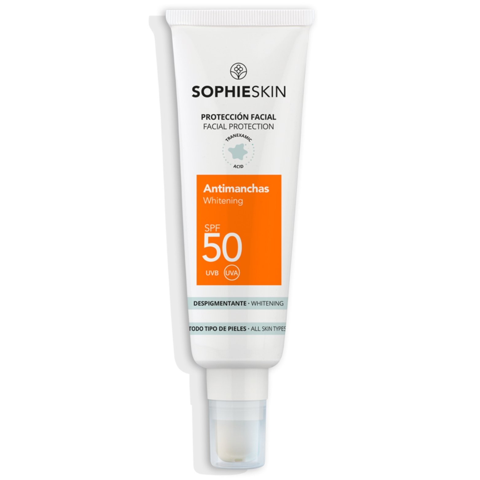 xr:d:DAFATkAzBDA:4642,j:1314342927199886464,t:24020513 SOPHIESKIN PIGMENTINES DĖMES MAŽINANTIS APSAUGINIS VEIDO KREMAS SPF50, 50 ML - Image 1