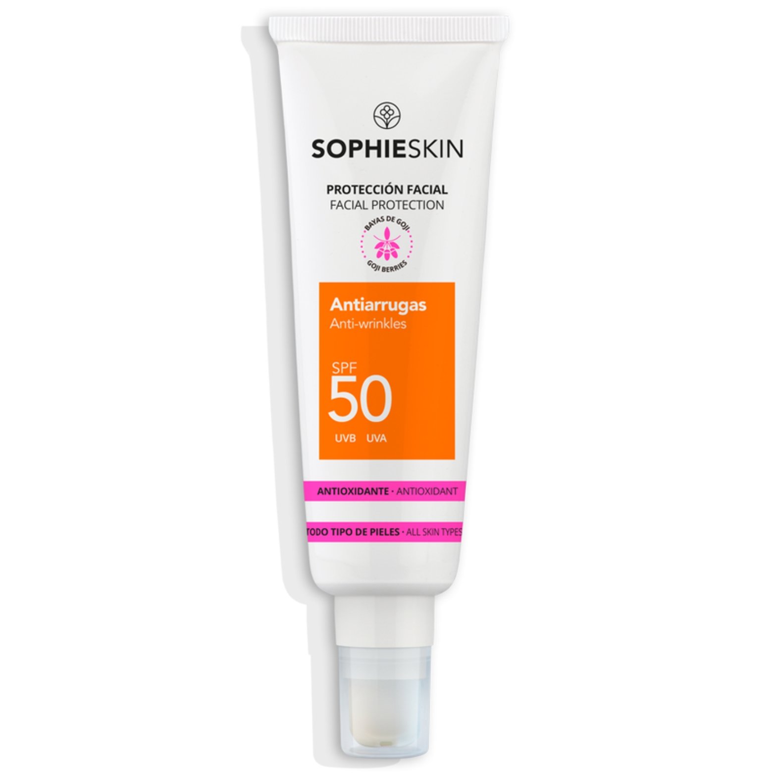 xr:d:DAFATkAzBDA:4643,j:3936563810830366578,t:24020513 SOPHIESKIN JAUNINANTIS APSAUGINIS VEIDO KREMAS NUO SAULĖS SPF 50, 50 ML - Image 1