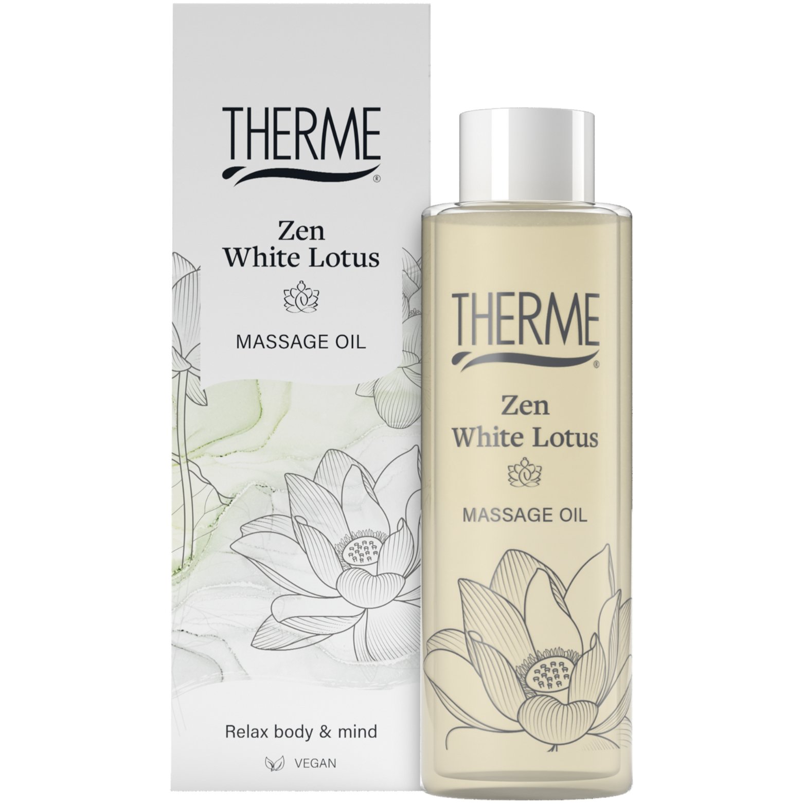 therme-zen-white-lotus-masazo-aliejus-125-ml.jpg THERME ZEN WHITE LOTUS MASAŽO ALIEJUS, 125 ML - Image 1